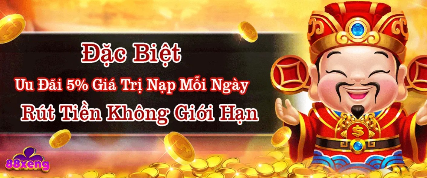 Bạn có thể rút tiền không giới hạn tại 88Xeng